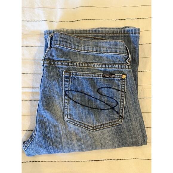 Stetson | No 816 Classic Boot Cut Women's Denim Blue Jeans -Size 6 Long - Picture 9 of 9
